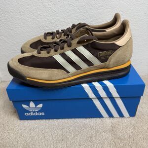 Adidas Originals SL 72 RS Brown Yellow Tan IG4645 Mens 10.5 Athletic Sneaker NWT